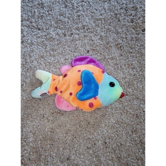 Ty Beanie Baby: Lips the Fish - Picture 2 of 5